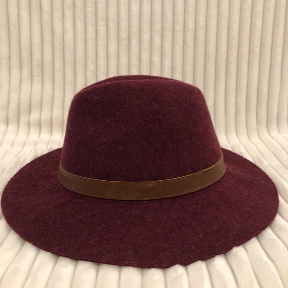 Frye Harness Wool Felt Tall Crown Fedora Hat NWT - Picture 6 of 10